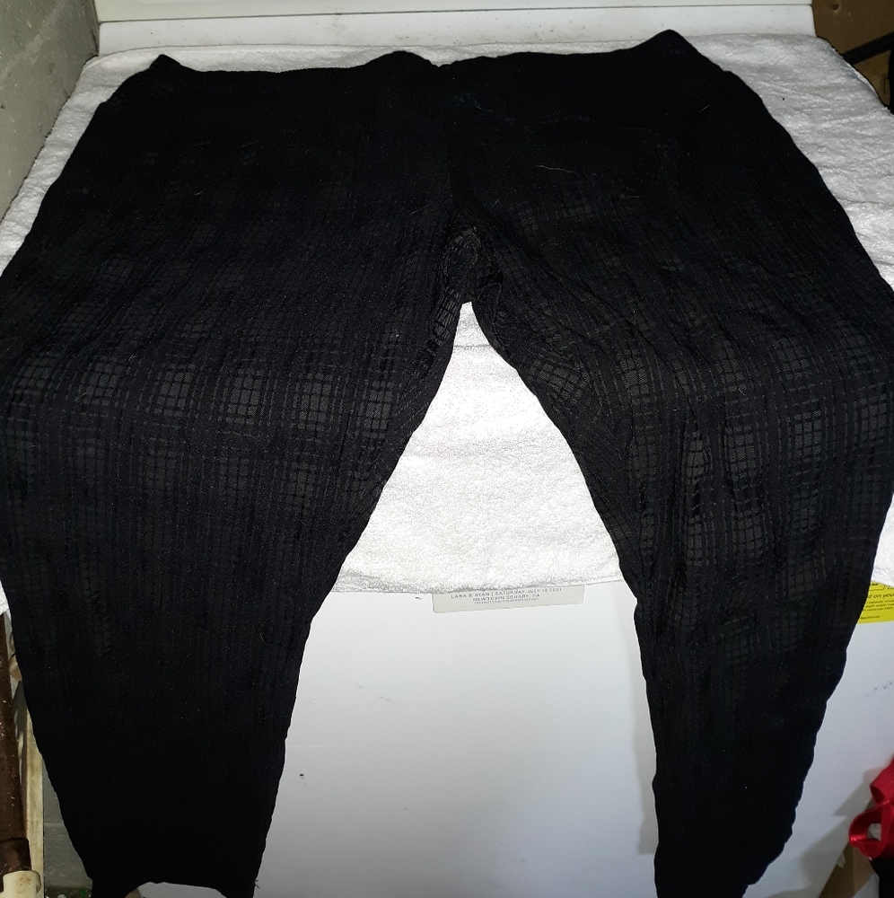Worthington Black Plaid Modern Fit Dress Pants